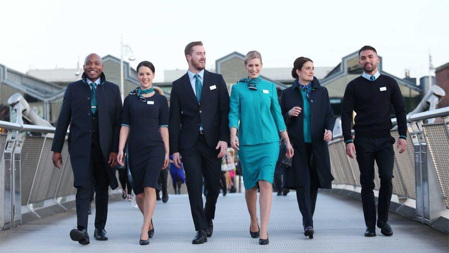 Les nouveaux uniformes d'Aer Lingus en 2020