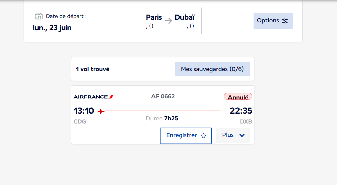 Vols annulés vers le Moyen-Orient suite aux attaques américaines