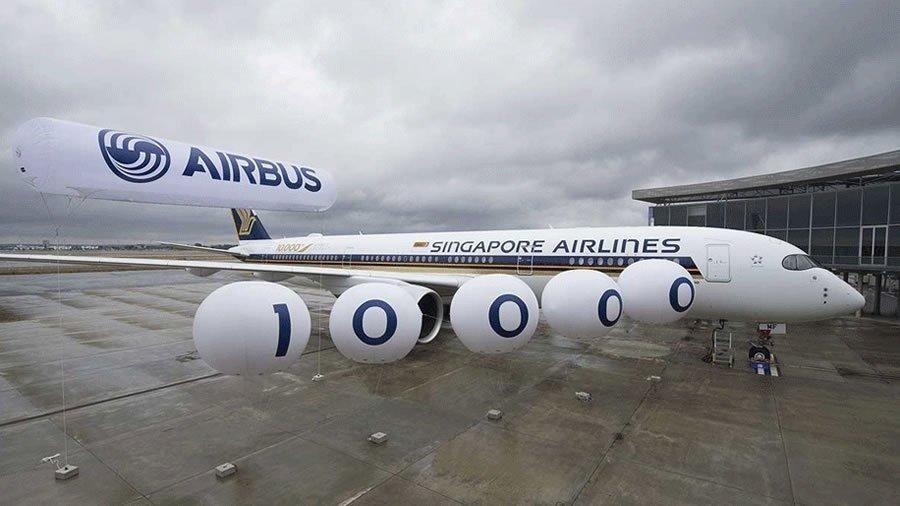 Airbus livre son 10000ème avion