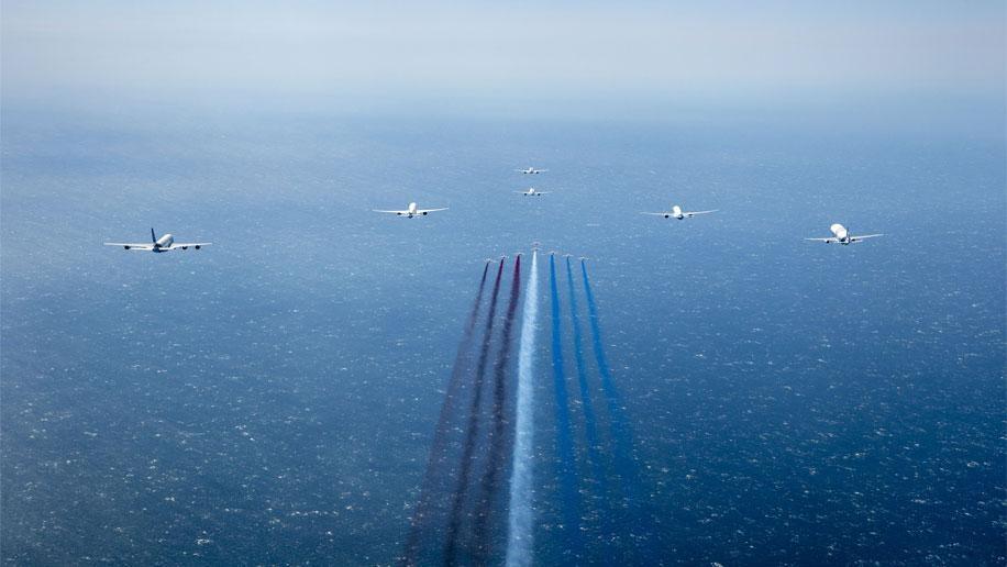 airbus vol 50ans patrouilledefrance