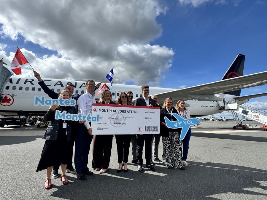 Air Canada relie Nantes à Montréal
