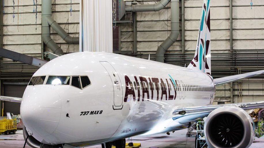 Un avion d'Air Italy