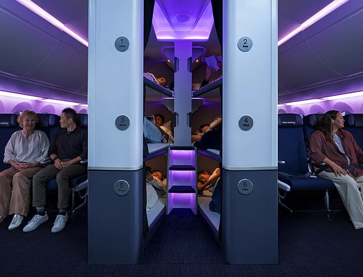 La nouvelle offre de couchettes SKynet d'Air New Zealand