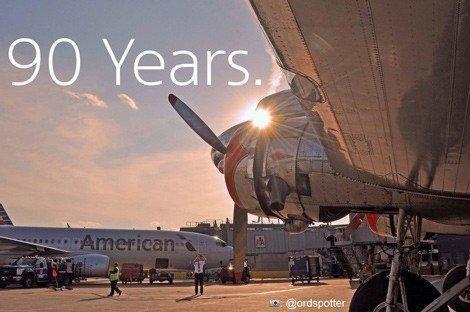 United et American célèbrent leurs 90 ans