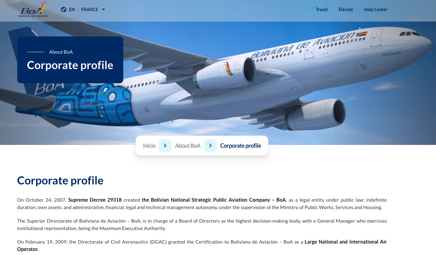 Le secteur aérien bolivien fait face à des défis