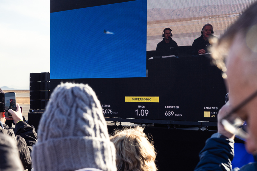 boom vitesse supersonique 900