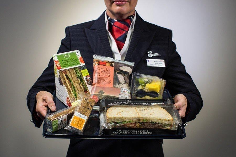 British Airways: snacks payants sur les vols européens en 2017
