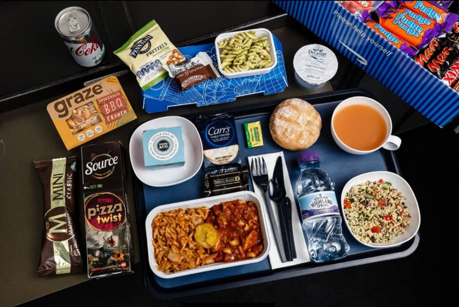 British Airways: nouvelle restauration en classe éco