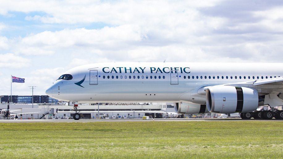 Cathay Pacific: 1er vol en A350 vers Auckland
