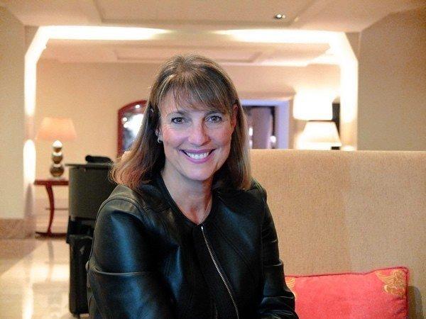 Carolyn Mc Call, CEO d'Easyjet à l'occasion de l'inauguration de la base de Venise.