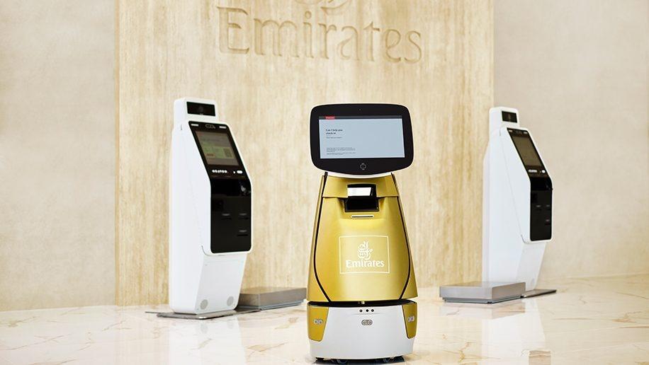 Emirates: premier robot pour s'enregistrer au monde