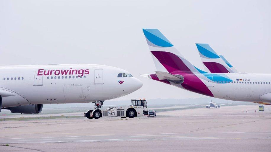 Des avions d'Eurowings