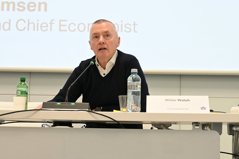 Croissance du trafic aérien en 2024 selon la IATA 