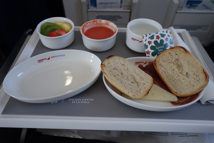 petit dejeuner vol madrid iberia