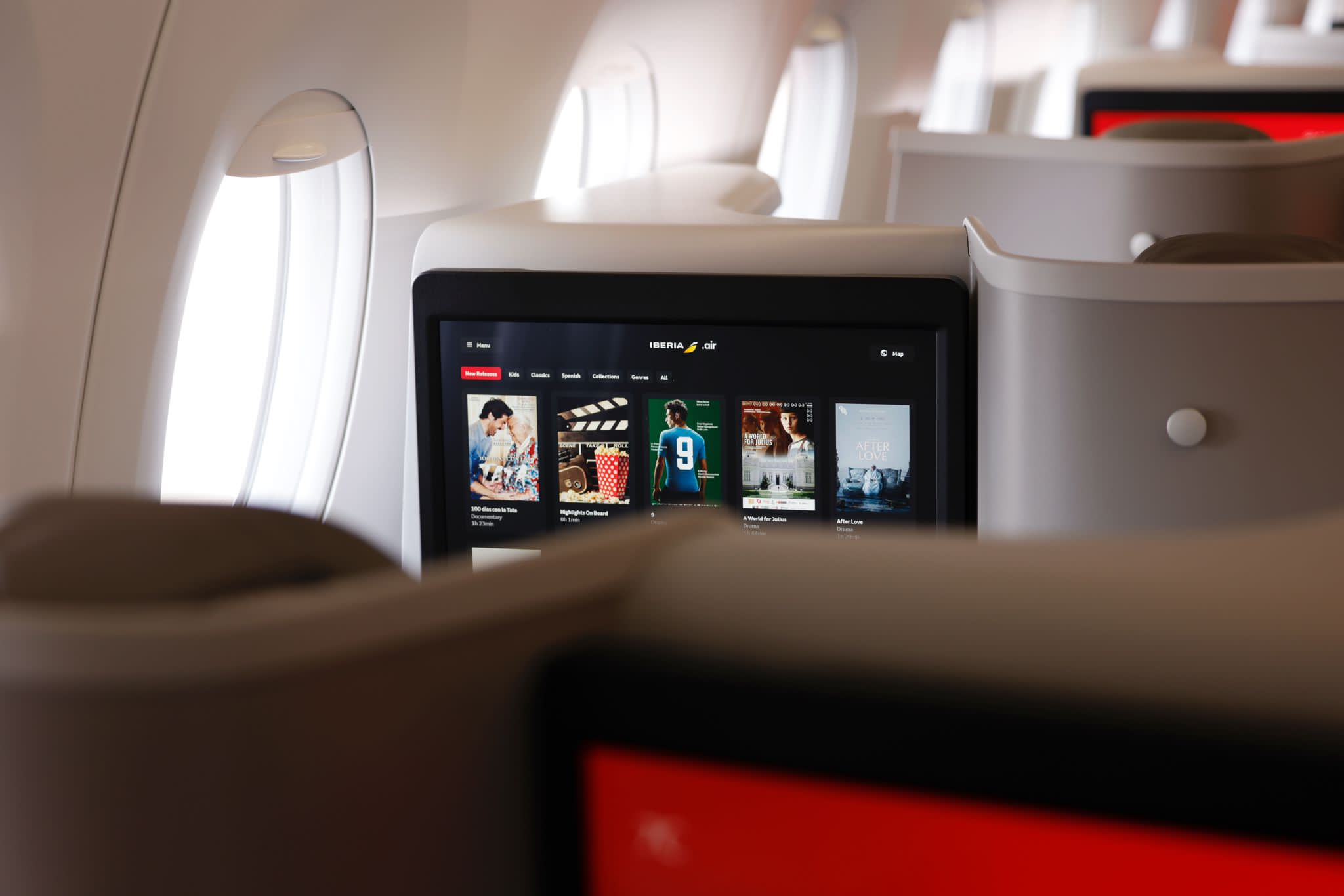 systeme de divertissement iberia siege business 2023