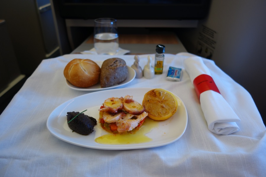 vol iberia lima entree poulpes business traveler france