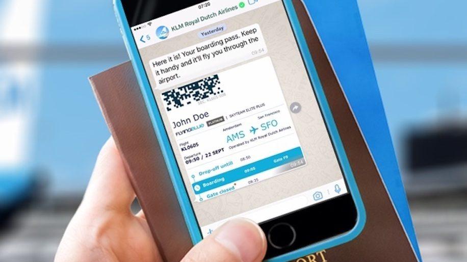KLM lance un service Whatsapp