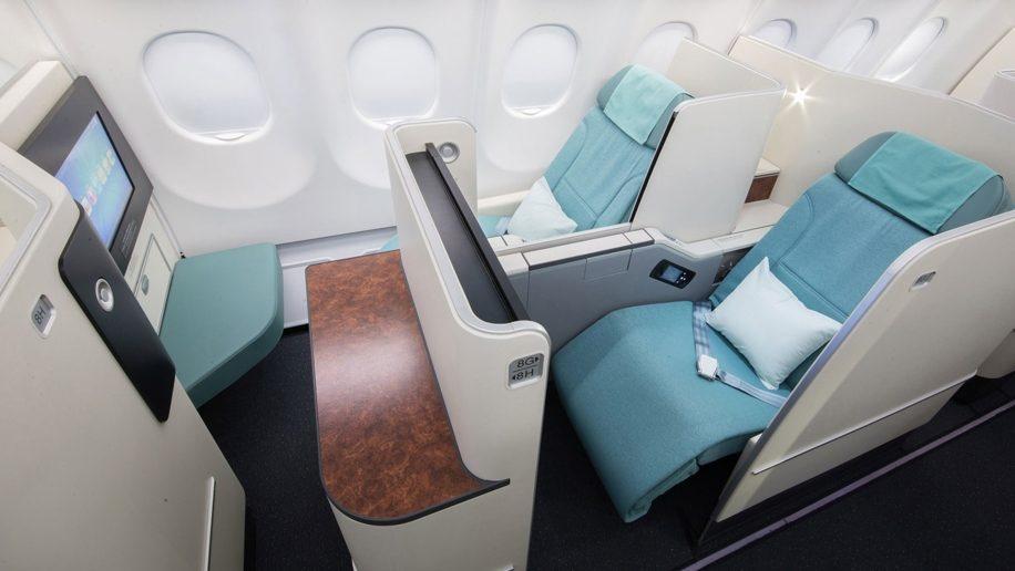 La cabine affaires de Korean air
