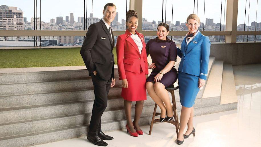 Les hôtesses et stewards d'Air France-KLM, Delta et Virgin Atlantic