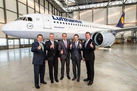Lufthansa prend livraison du premier A320neo