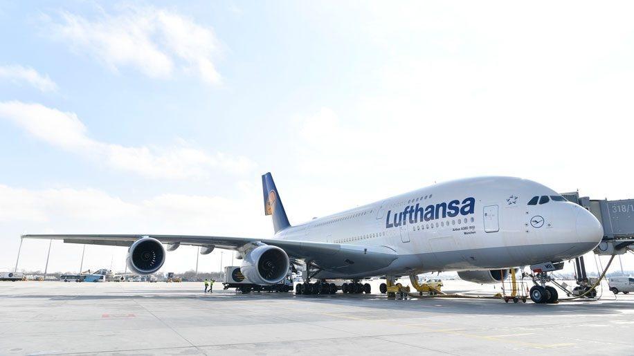 Un A380 de Lufthansa