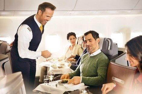 lufthansa service restaurant steward