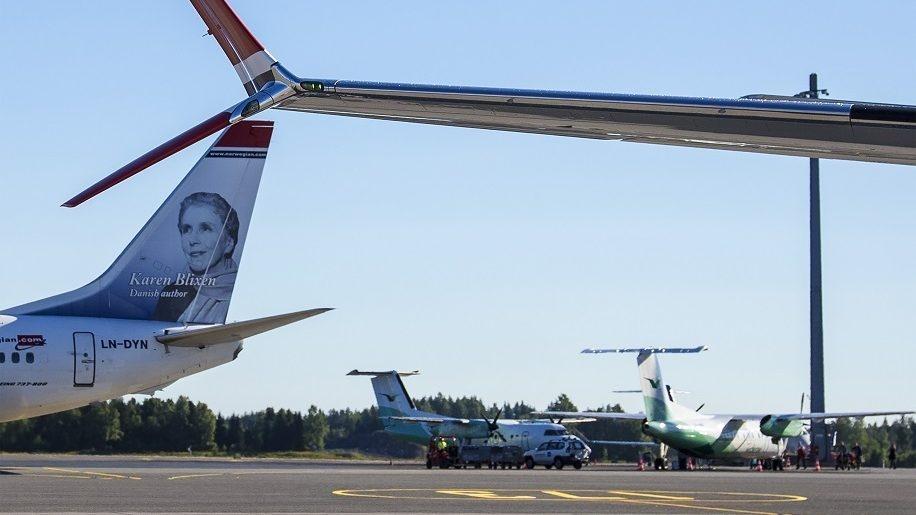 Un avion de la compagniie winderoe