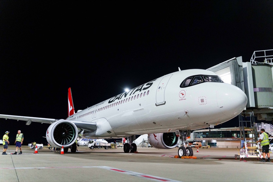 Le nouvel A321XLR de Qantas