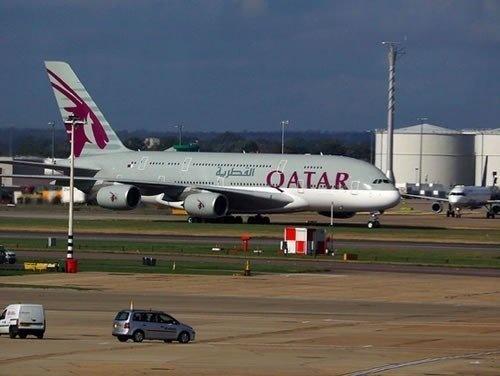 a380 doha londres premier vol commercial