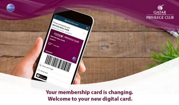 Qatar Airways lance ses cartes de fidélité digitales
