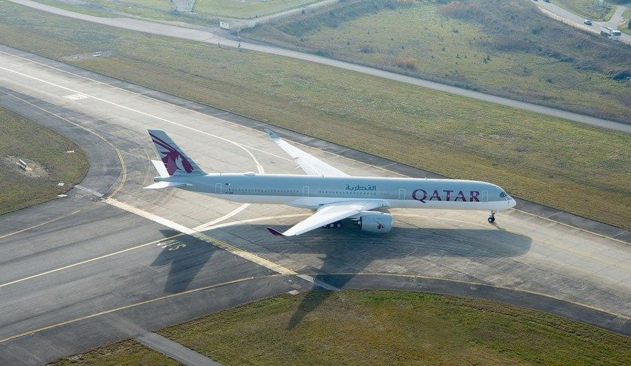 Un avion de Qatar AIrways