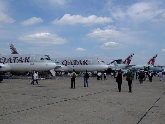 qatar airways bourget 2015