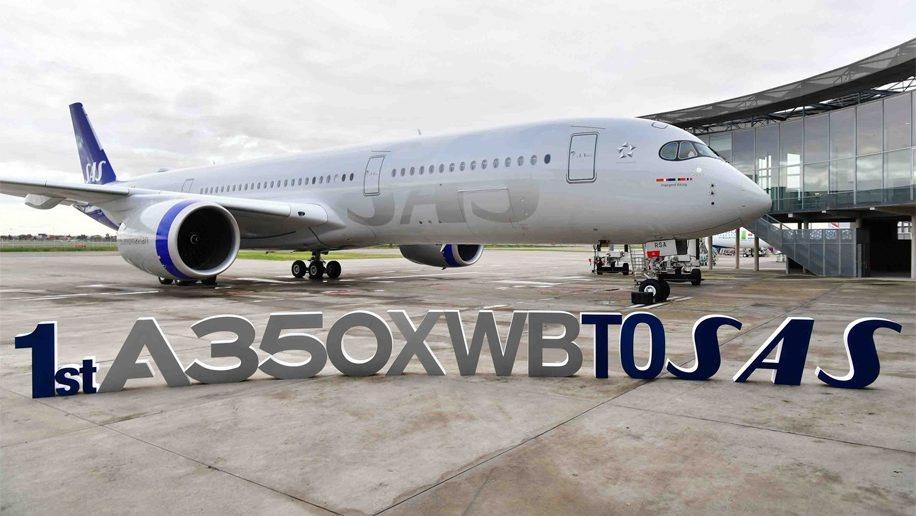 L'A350-900 de SAS