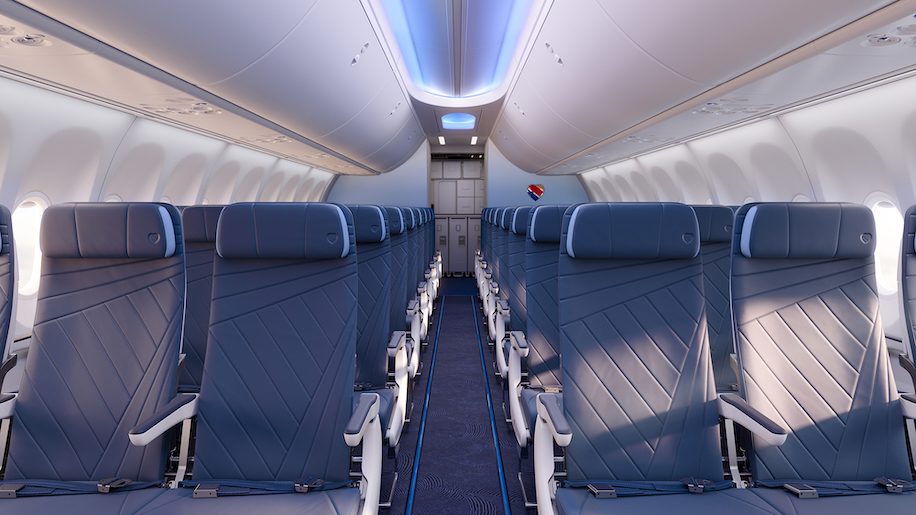 Nouvel intérieur cabine pour les B737 de Southwest
