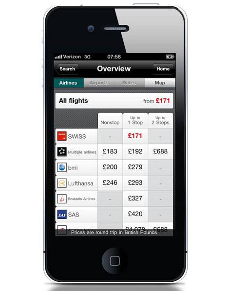 star-alliance-fare-finder-iphone