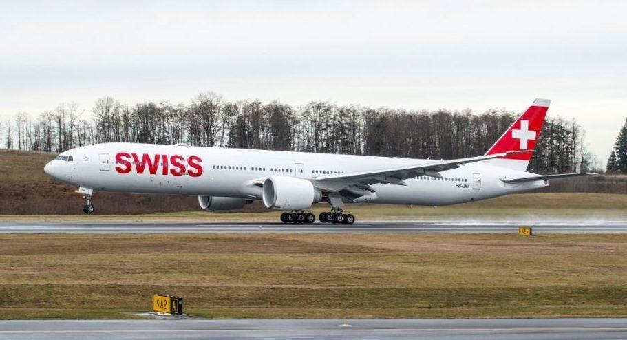 Un avion de Swiss