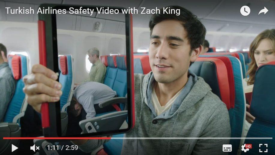 Turkish Airlines : une vidéo de sécurité «magique»