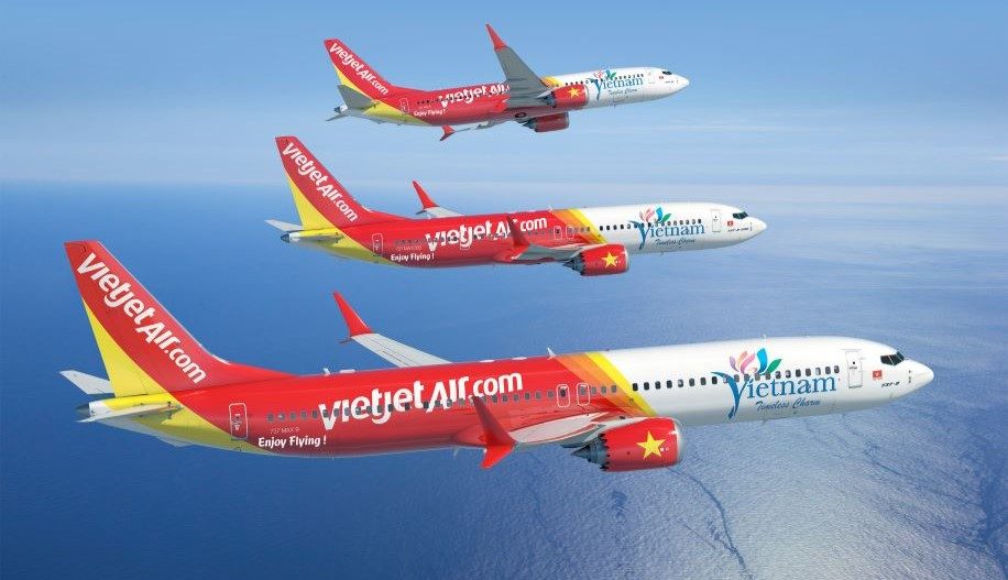 Un B737 de Vietjetair