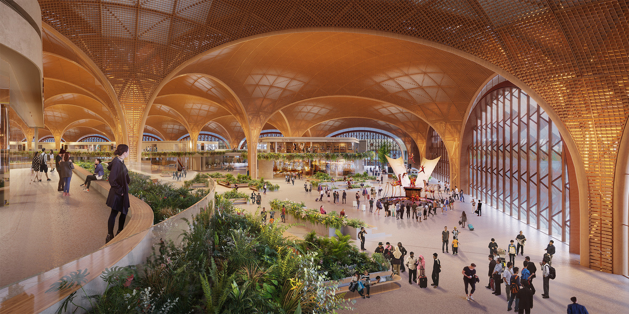 techo aeroport interieur katty harris presse credit Foster Partners