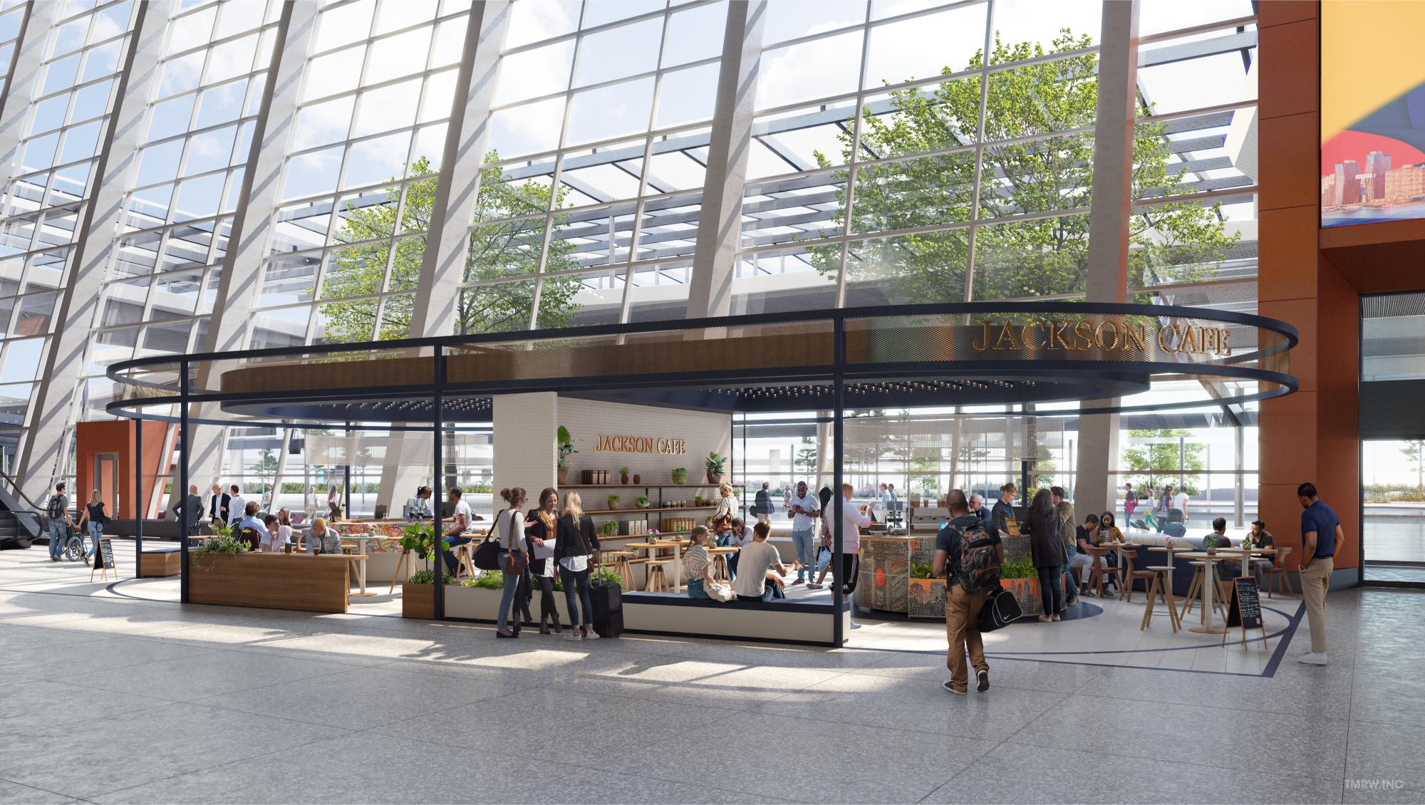 rendering of new terminalcafe