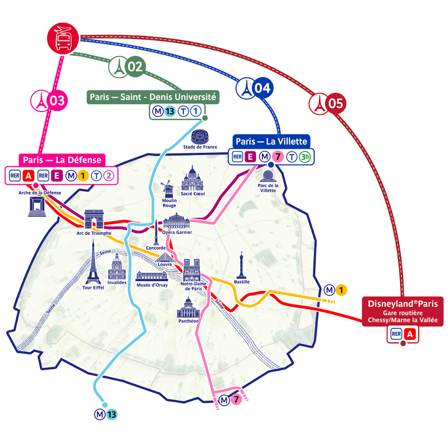 Nouvelle liaison entre l'aéroport de Beauvais et la Villette