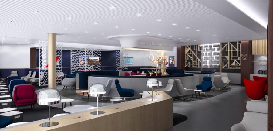 Le salon Air France à Orly