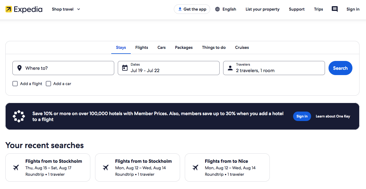 Ruyanair vient de signer un accord OTA avec Expedia