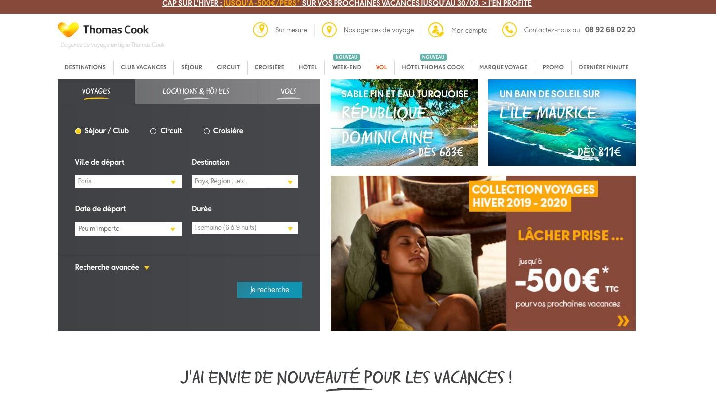 Thomas Cook va mal