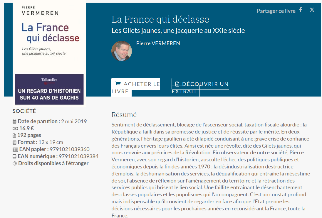 La France qui déclasse