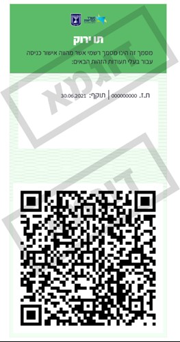 greenpass example qrfake