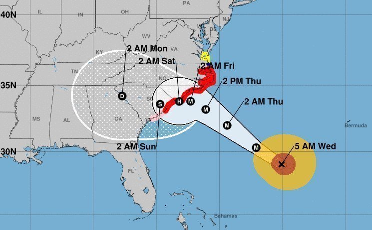 Ouragan Florence : nombreux vols annulés aux Etats-Unis