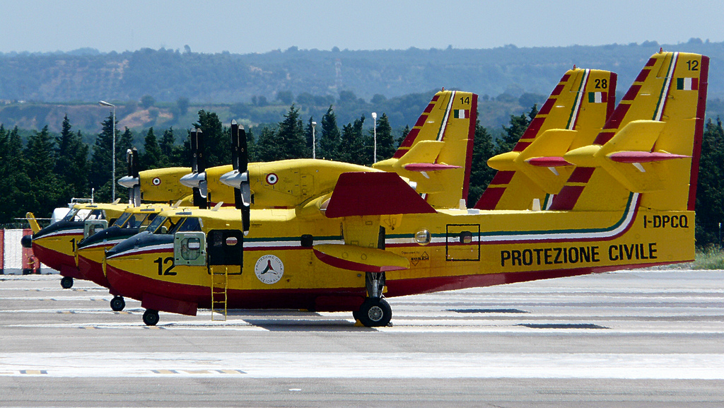Même pour les Canadair l’Italie est mieux équipée que la France