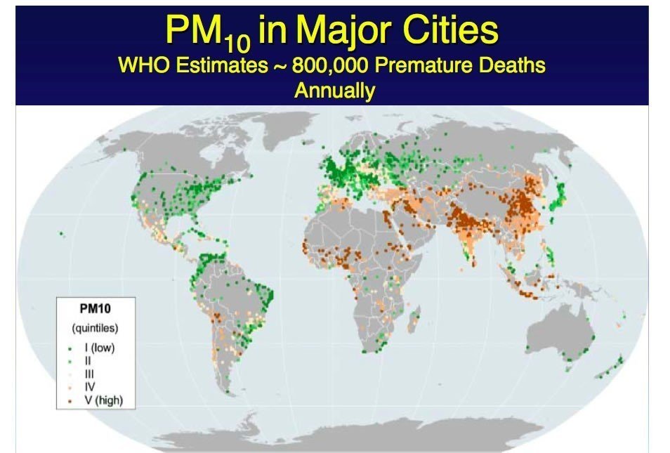 pollution pm10 villes