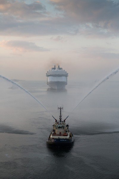 accueil jet eau harmony of the sea